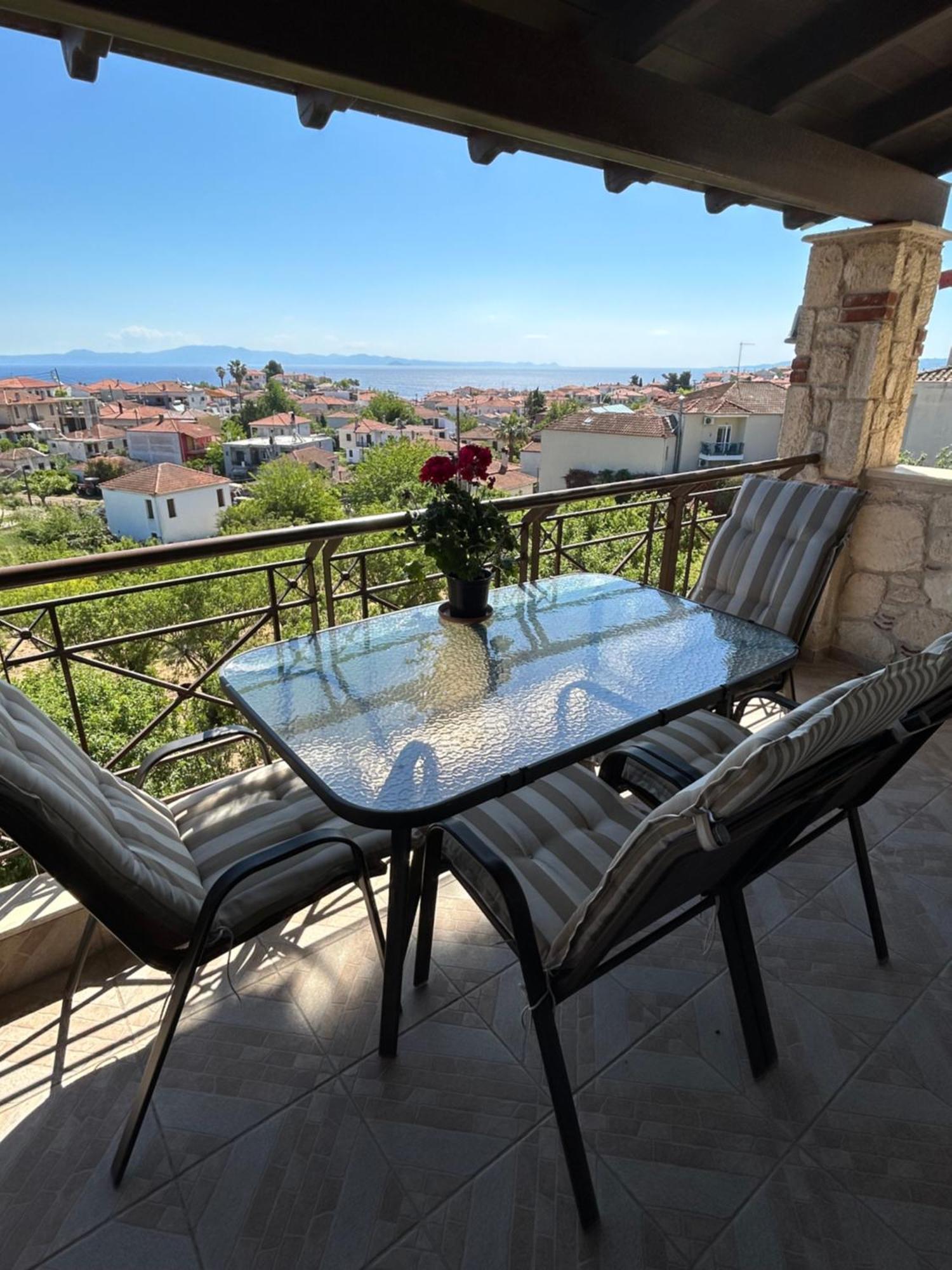 Stone House In Afytos Exterior foto